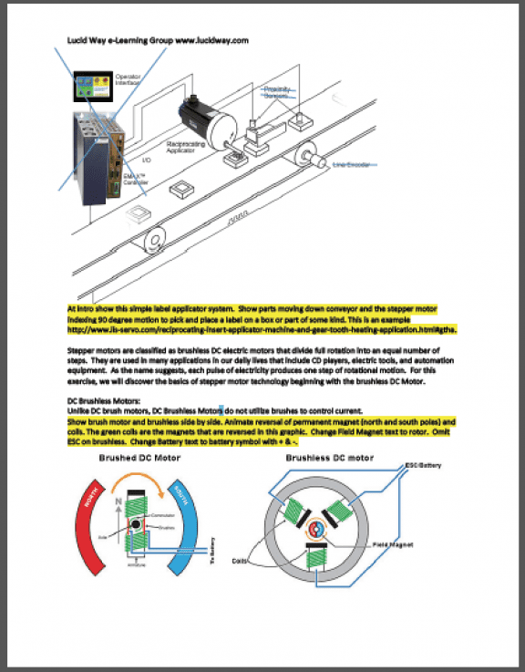 instructional design storyboard